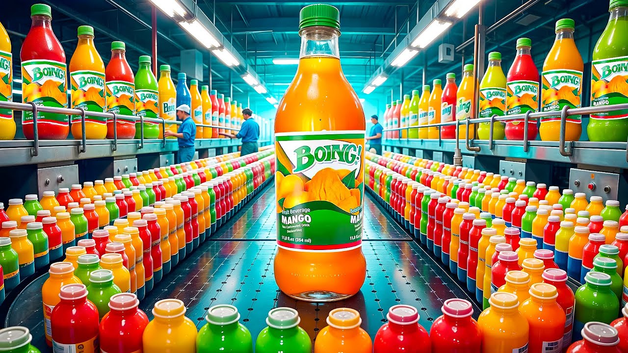¿Cómo se Produce los Jugos Boing? | Proceso de Fabricación