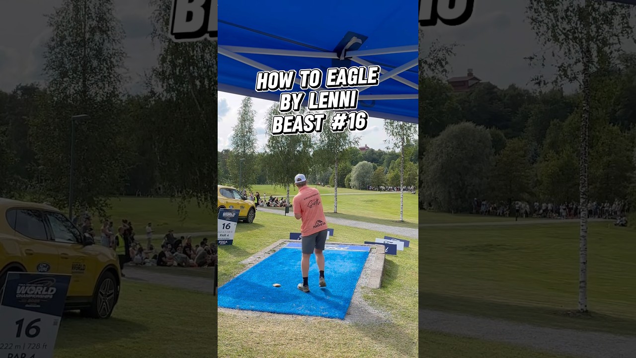 Historic Disc golf moment🔥 Eagle that everybody dream about #discgolf #frisbeegolf