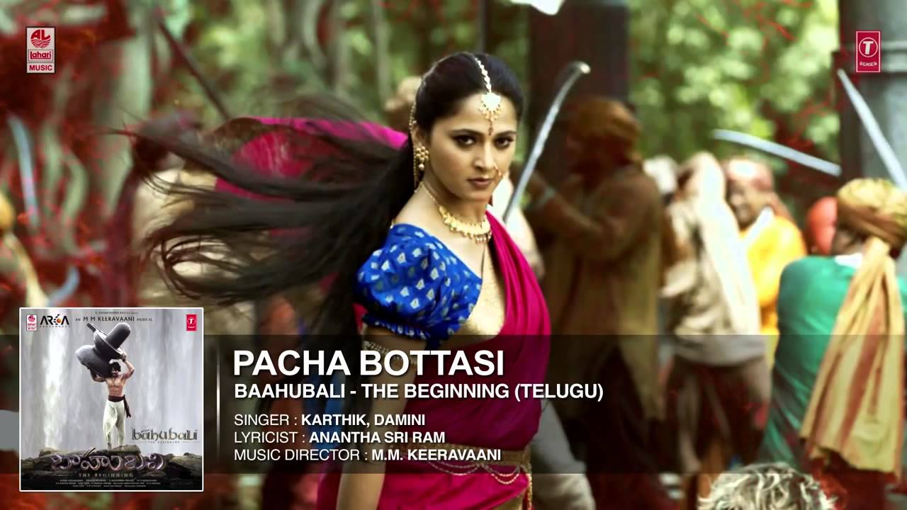 Pacha Bottasi Full Song Audio  Baahubali  Prabhas, Rana, Anushka, Tamannaah  Bahubali Songs