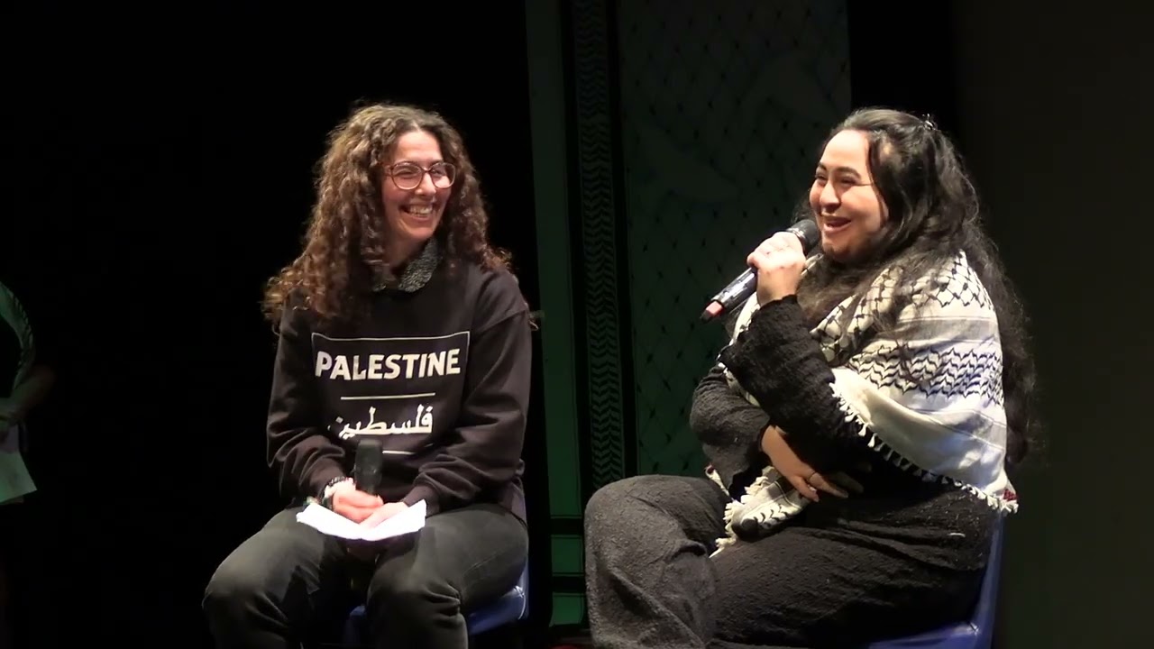 Gaza Nights 5 at the Unity Theatre, Liverpool - Haneen talks about growing up a scouse Palestinian.