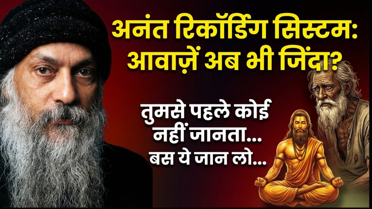 Osho-तत्वों में कैद हैं ऋषियों की असली आवाज़ें?