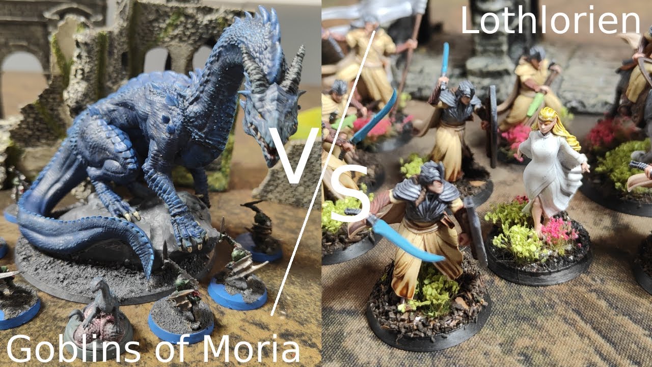 Moria Vs Lothlorien - New Scenario!!!! MESBG Battle Report