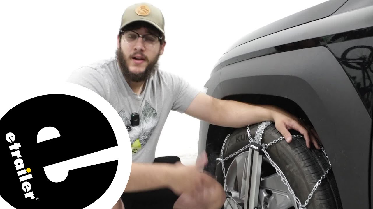 etrailer | Installing the Konig Easy Fit Tire Chains on your 2024 Hyundai Kona