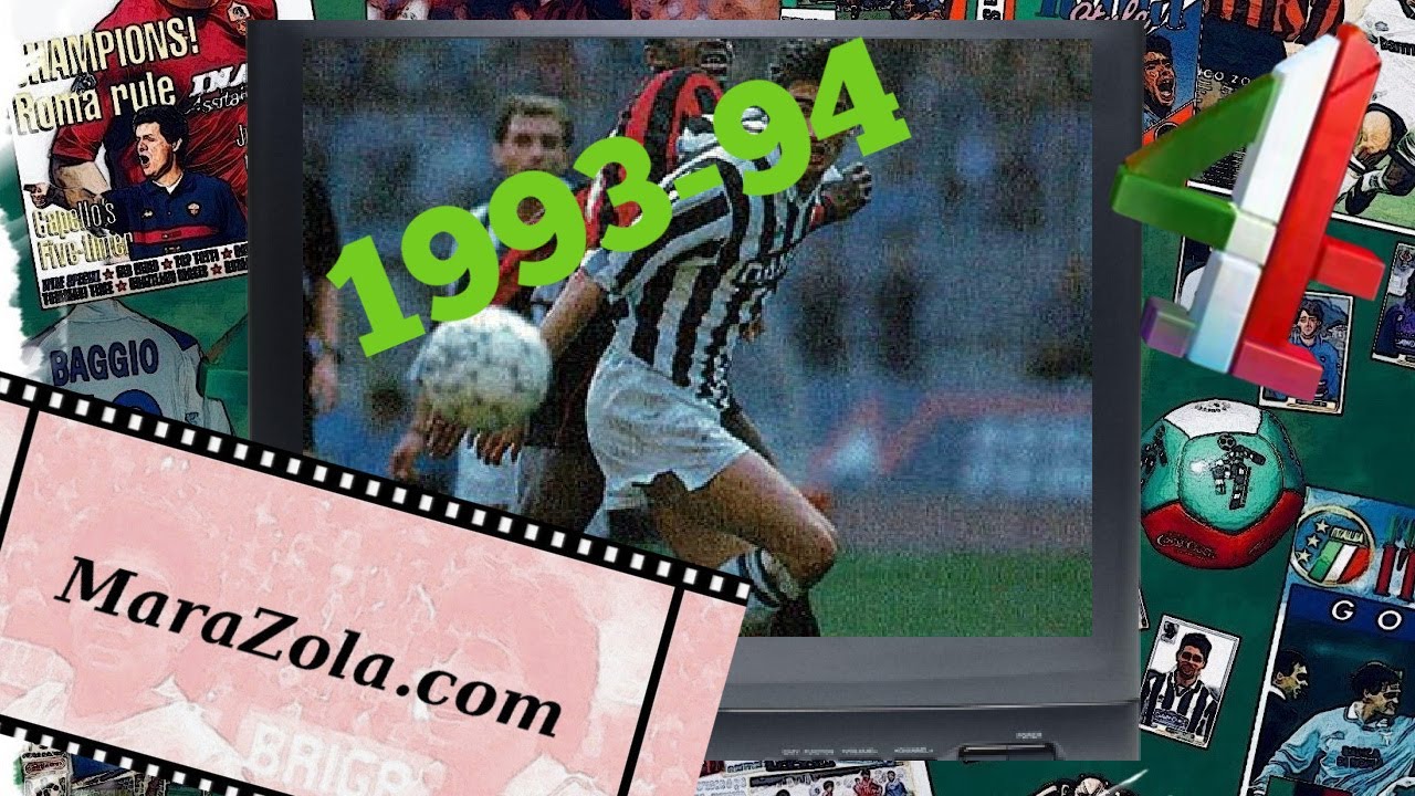 Channel 4 Football Italia Live 1993-94_Juventus v Milan_Peter Brackley