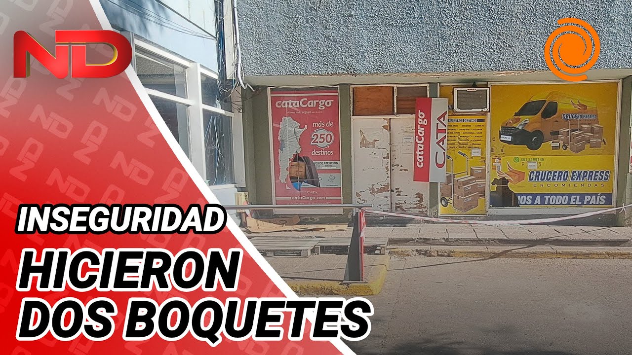 ROBARON encomiendas de la TERMINAL DE CÓRDOBA: hicieron boquetes y rompieron vidrios y rejas