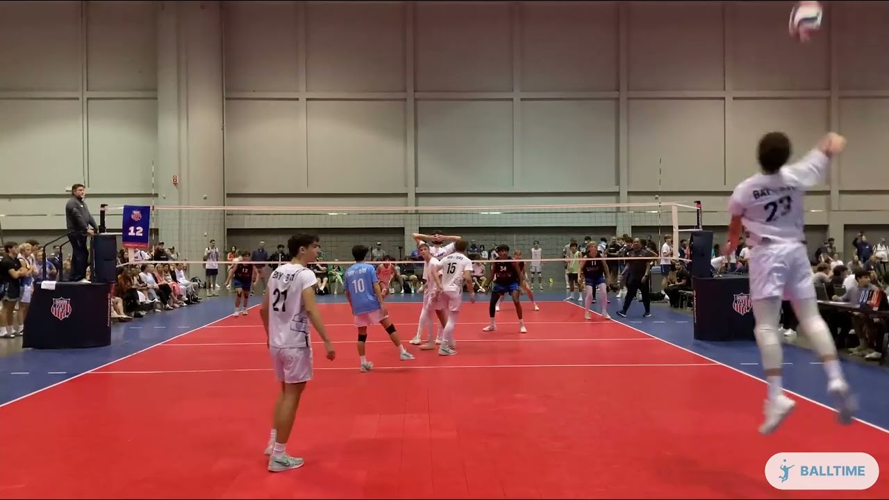 Bay to Bay 17-1 vs HVA 17 Performance Red - 2024 AAU National Championships - 17 Open Quarter Final