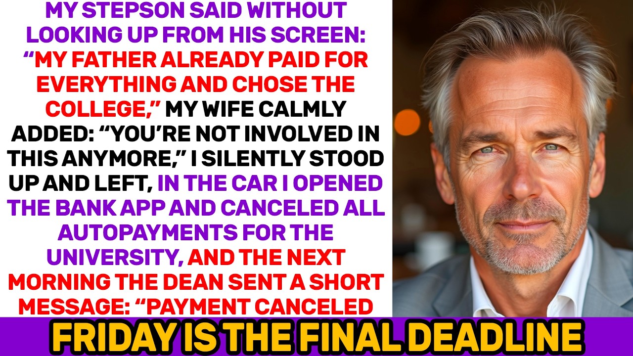 My Wife Said I Was Not Involved in the College Choice The Dean Wrote the Next Morning