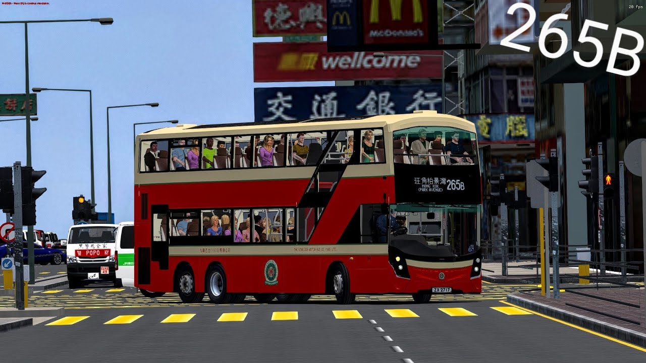 (復古塗裝首航🚍)(Project MCV D123) OMSI 2 KMB 265B (天水圍(天恆)➡️旺角(柏景灣))