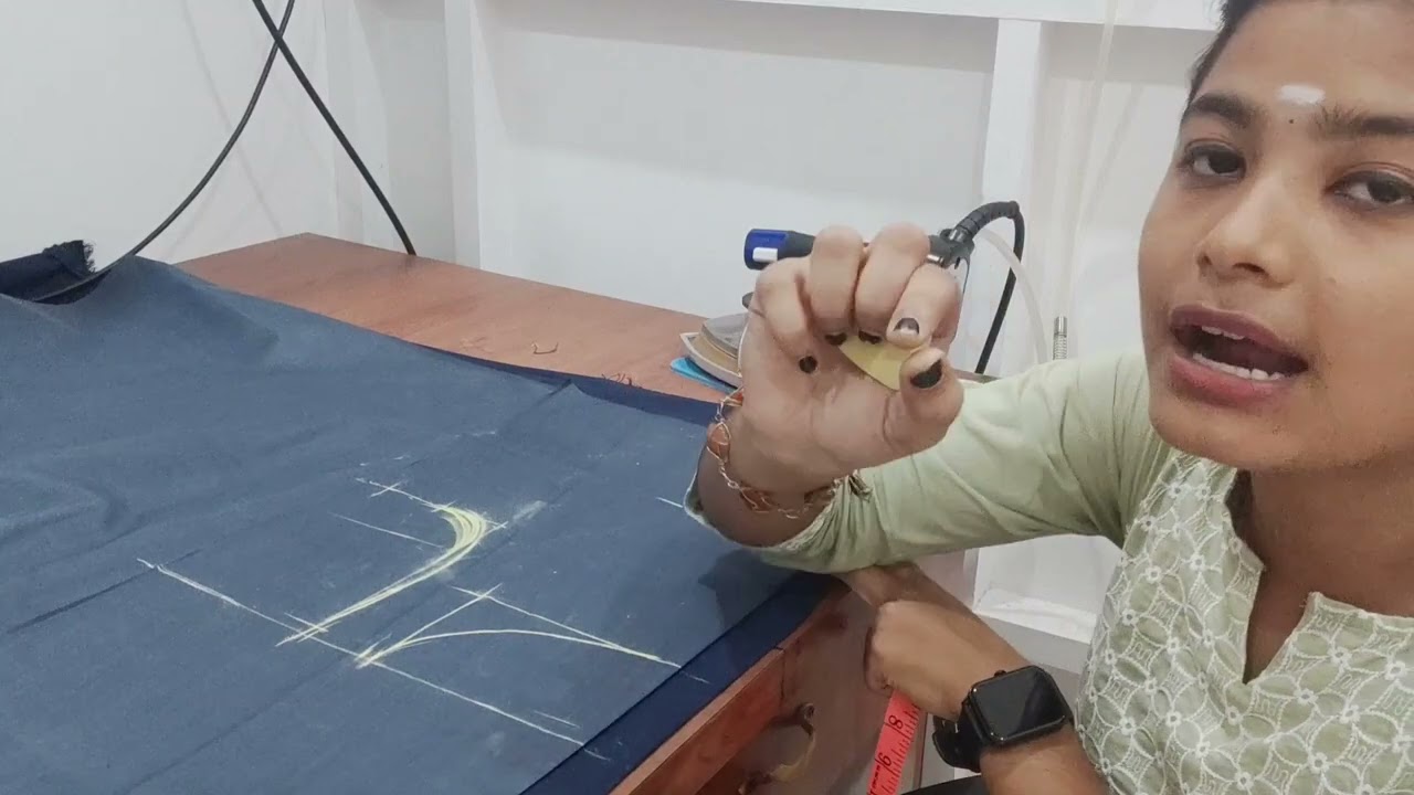 Princess cut circular maxi cutting video in tamil for beginners..! sara designer studio/maxi cutting