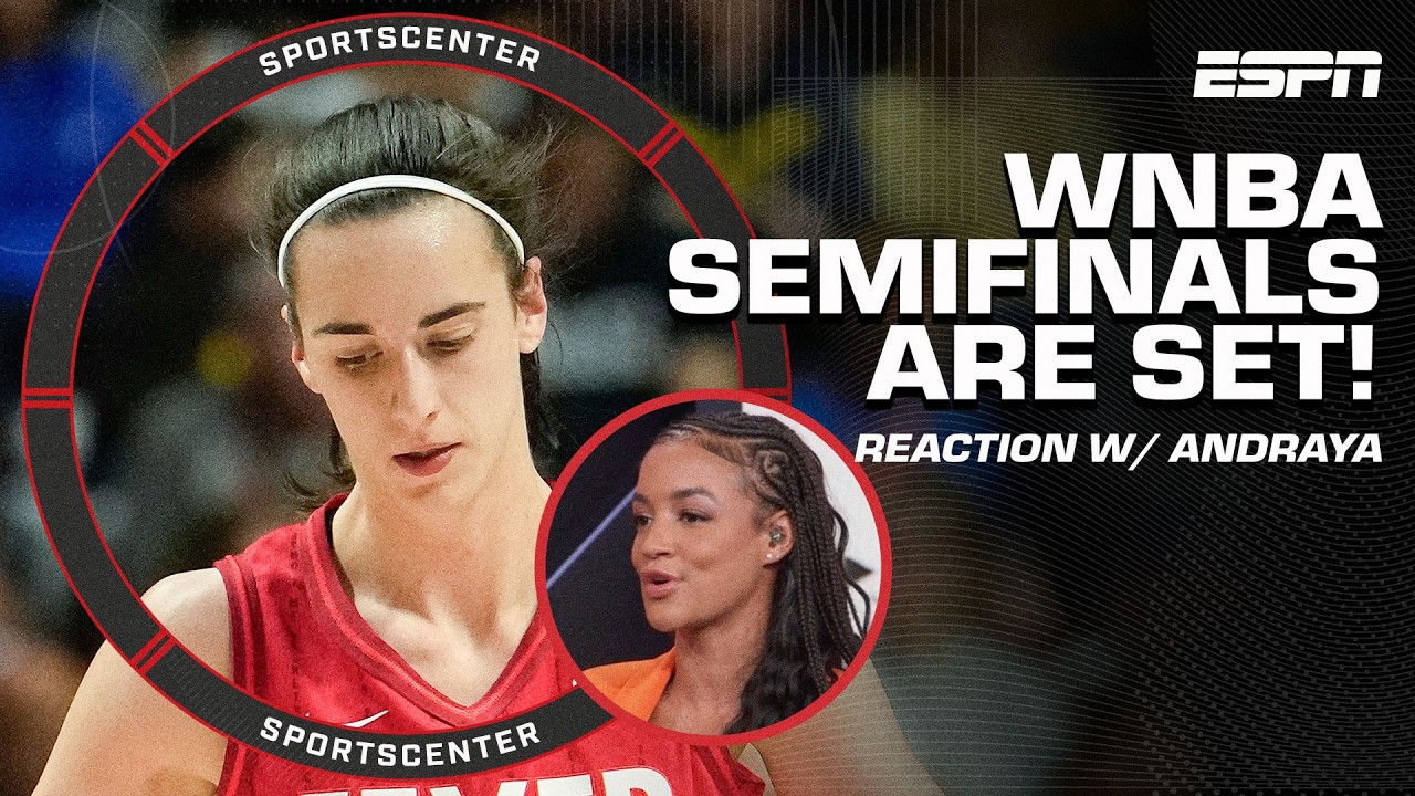 WNBA SEMIFINALS ARE SET 🙌 REACTION to Lynx & Sun ADVANCING + Caitlin Clark ELIMINATED | SportsCenter
