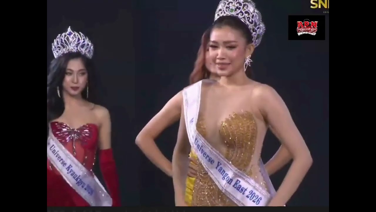 Miss Universe Yangon (East) - မွန်ဒေဝီ, Miss Universe Hpa-An - May Grace ,Miss Universe Kyaukphyu