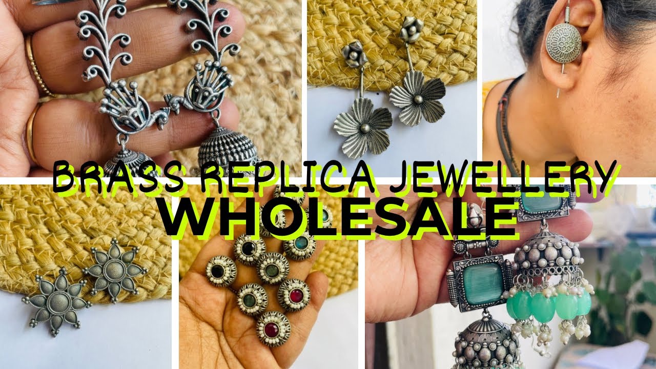 Brass Replica Jewellery Wholesale Market in Kolkata | Silver Replica Jewellery manufacturer