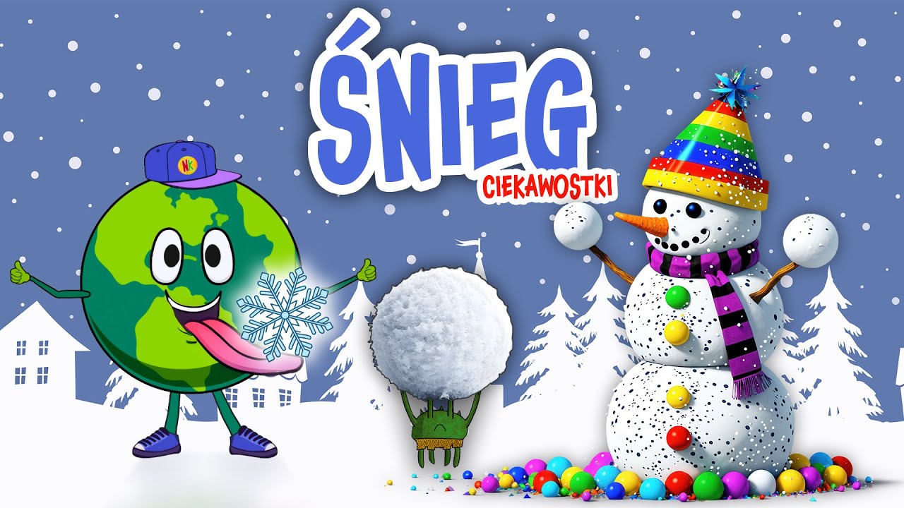 Ciekawostki o ŚNIEGU dla dzieci! ❄️ Czy śnieg jest zawsze biały? 🤔