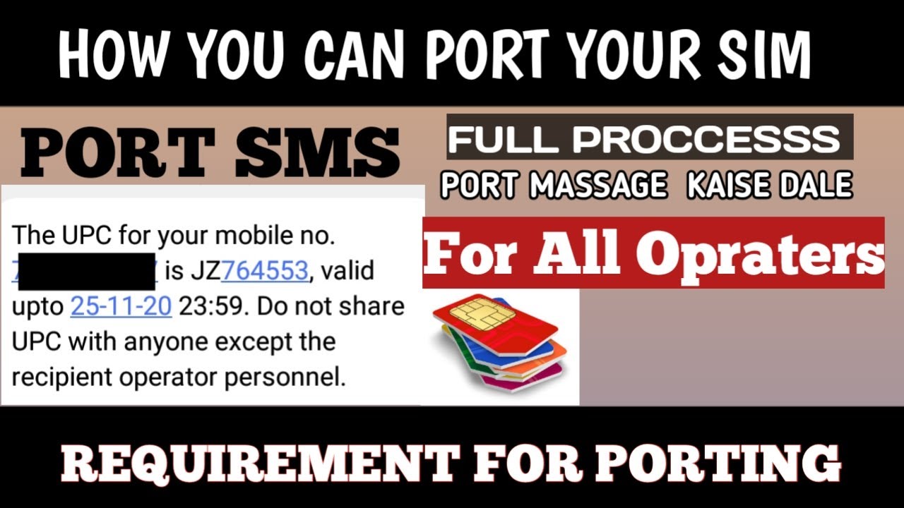 How Create Port Sms Process 2021| Porting Code kaise nikale ? | Full Process |#TECHRUSHI