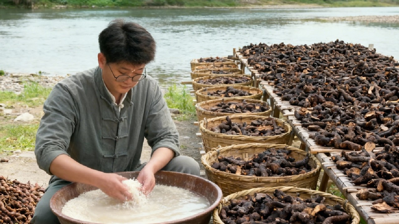 Timeless Haircare: Rice Water & Herbal Shampoo Essence, Preserved by Red Yao Women for a Millennium