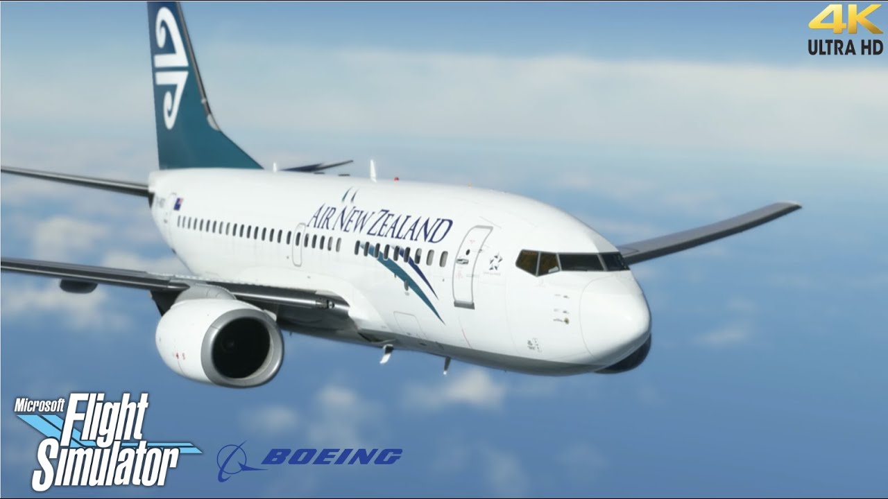 Air New Zealand | Boeing 737-600 | Christchurch-Tauranga | 4K lifelike MSFS