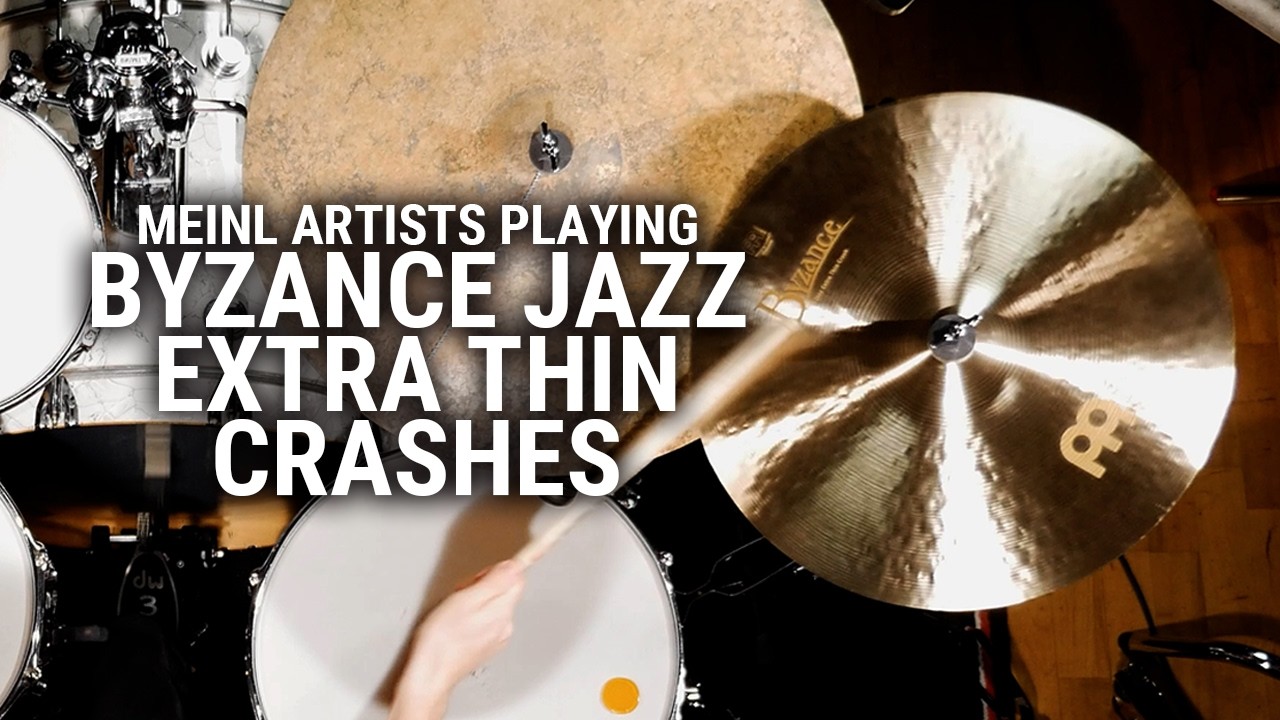 Meinl Cymbals Artists Playing Byzance Jazz Extra Thin Crashes