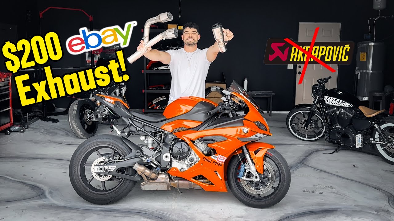 $200 EBAY Exhaust On 2024 BMW S1000rr