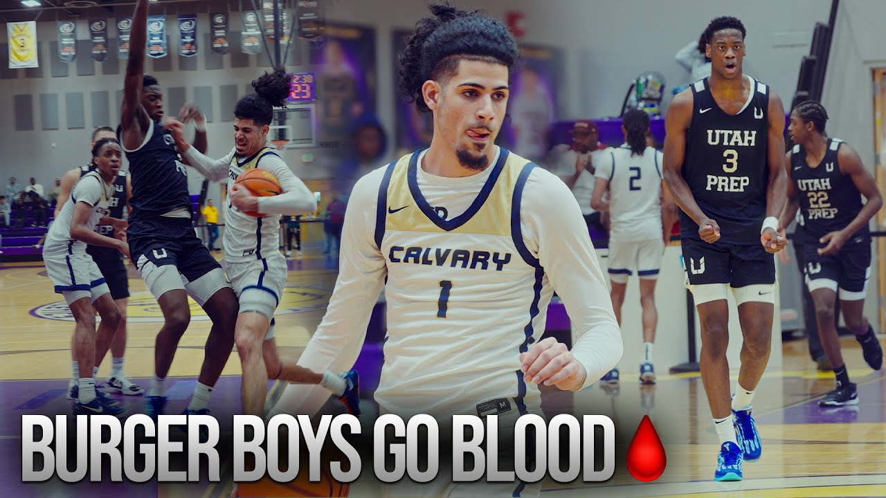 Shon Abaev Goes At #1 AJ Dybansta | Utah Prep Vs Calvary Christian