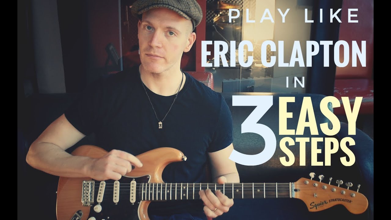 How to play the Blues like Eric Clapton in 3 EASY&FAST steps!!