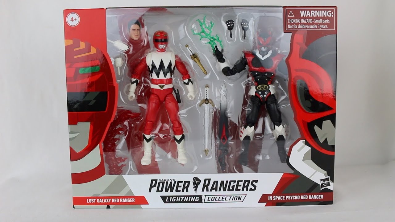 Lightning Collection Lost Galaxy Red Ranger & In Space Psycho Red Ranger Review