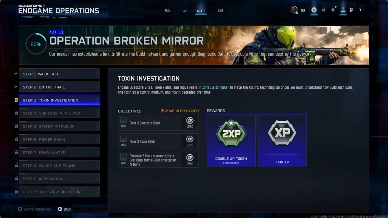 Black Ops 7 Warzone Endgame - Operation Broken Mirror Step 3 - Toxin Investigation 