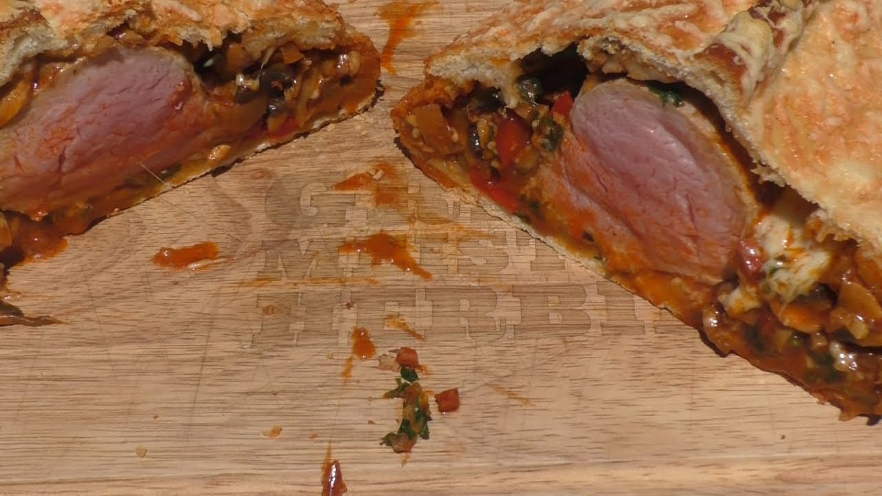 Schweinefilet im Pizzateig 