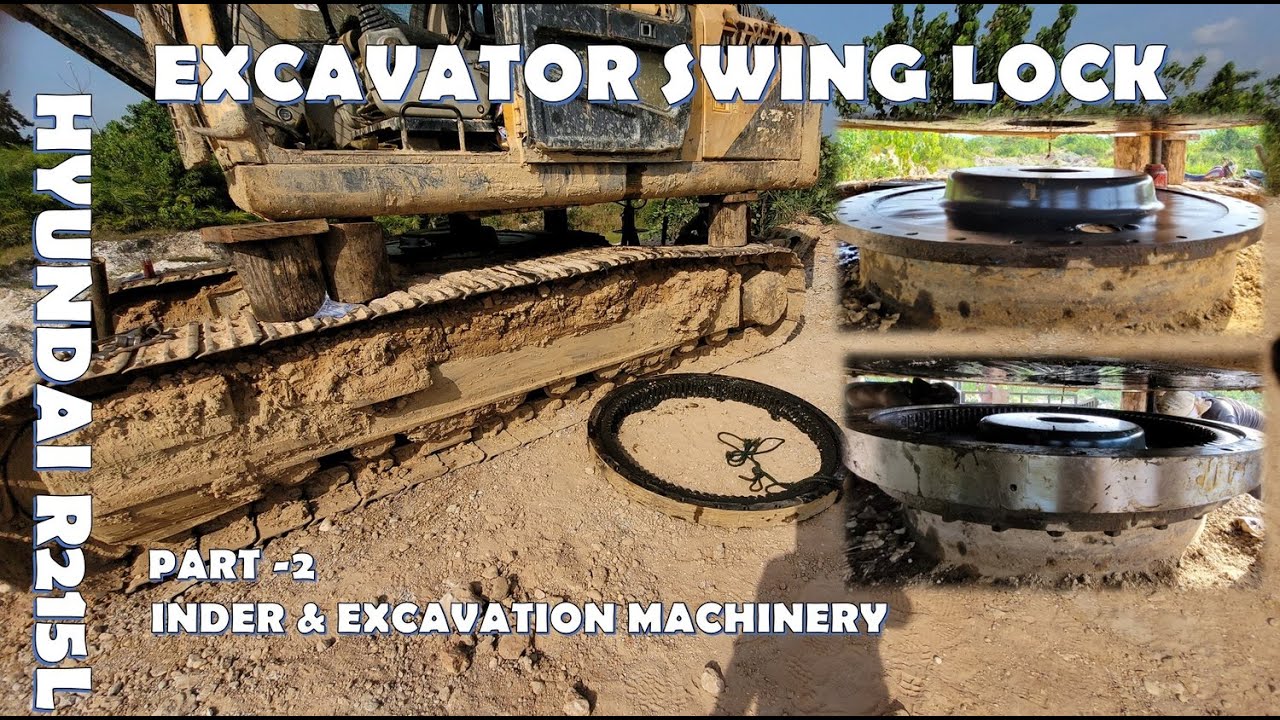 SWING BEARING PROBLEM | SWING BEARING REPLACEMENT HYUNDAI R215L