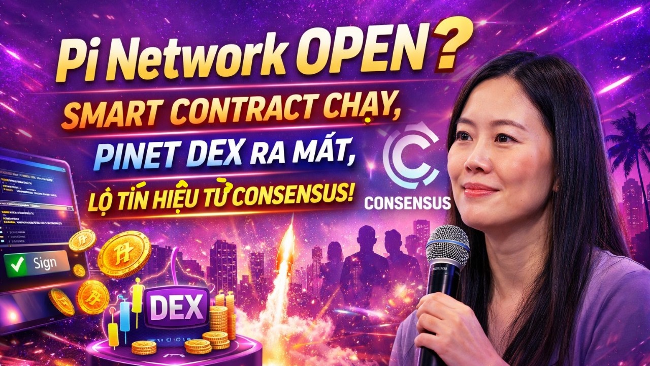 Pi Network Open? Smart Contract Chạy, PiNet DEX Ra Mắt, Lộ T&iacute;n Hiệu Từ Consensus!