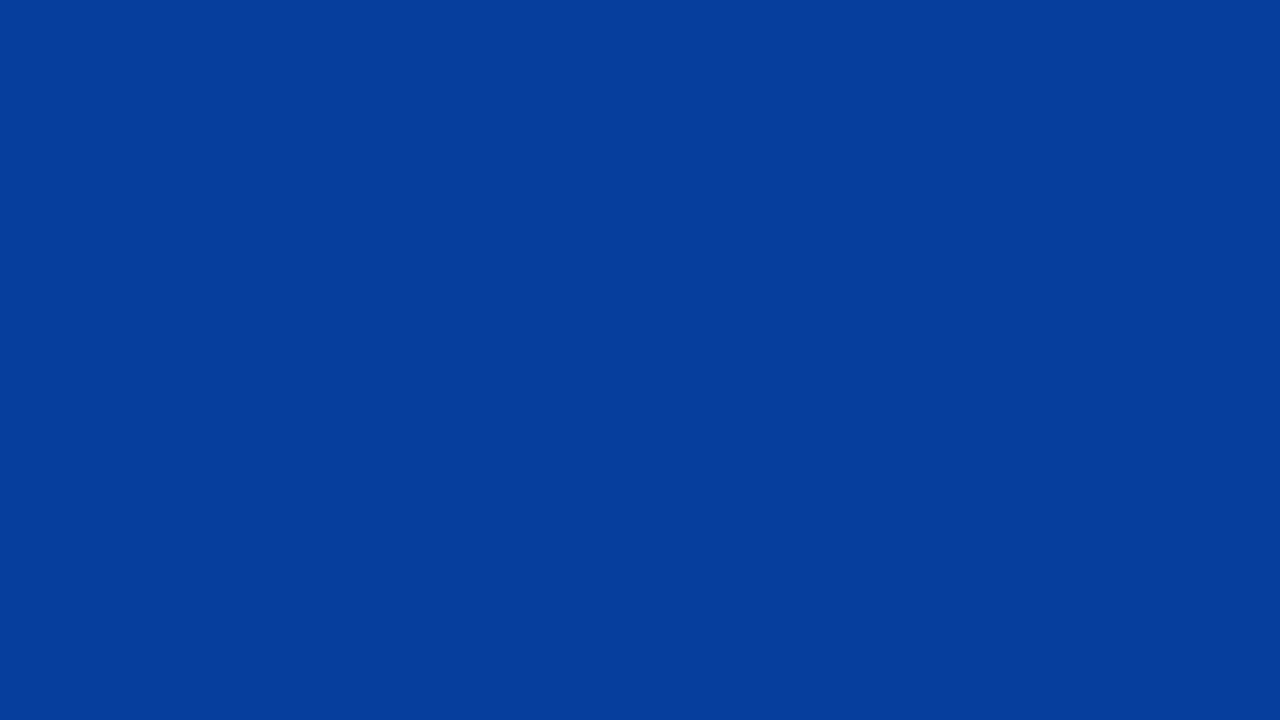 Royal Azure Blue Screen  ⭐️ ⭐️ 1 Hour  ®   🧡💛💚