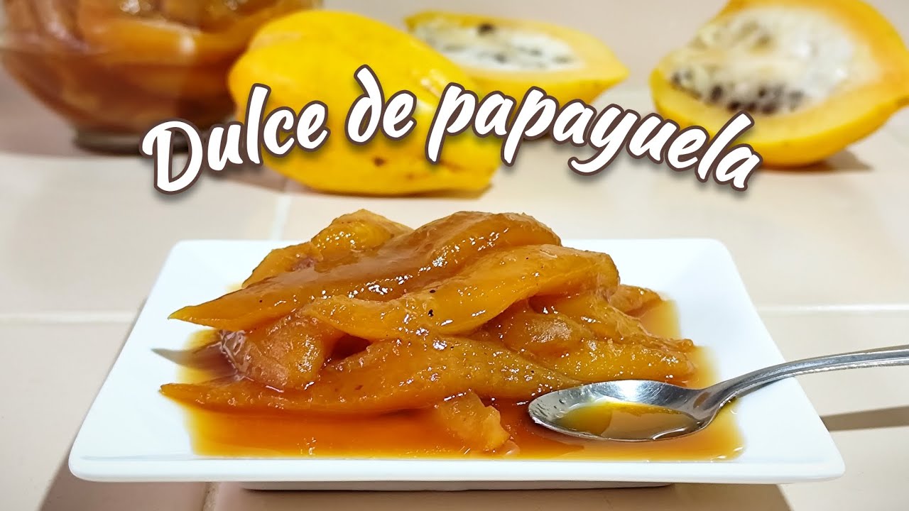 C&oacute;mo hacer DULCE DE PAPAYUELA CON PANELA 🇨🇴