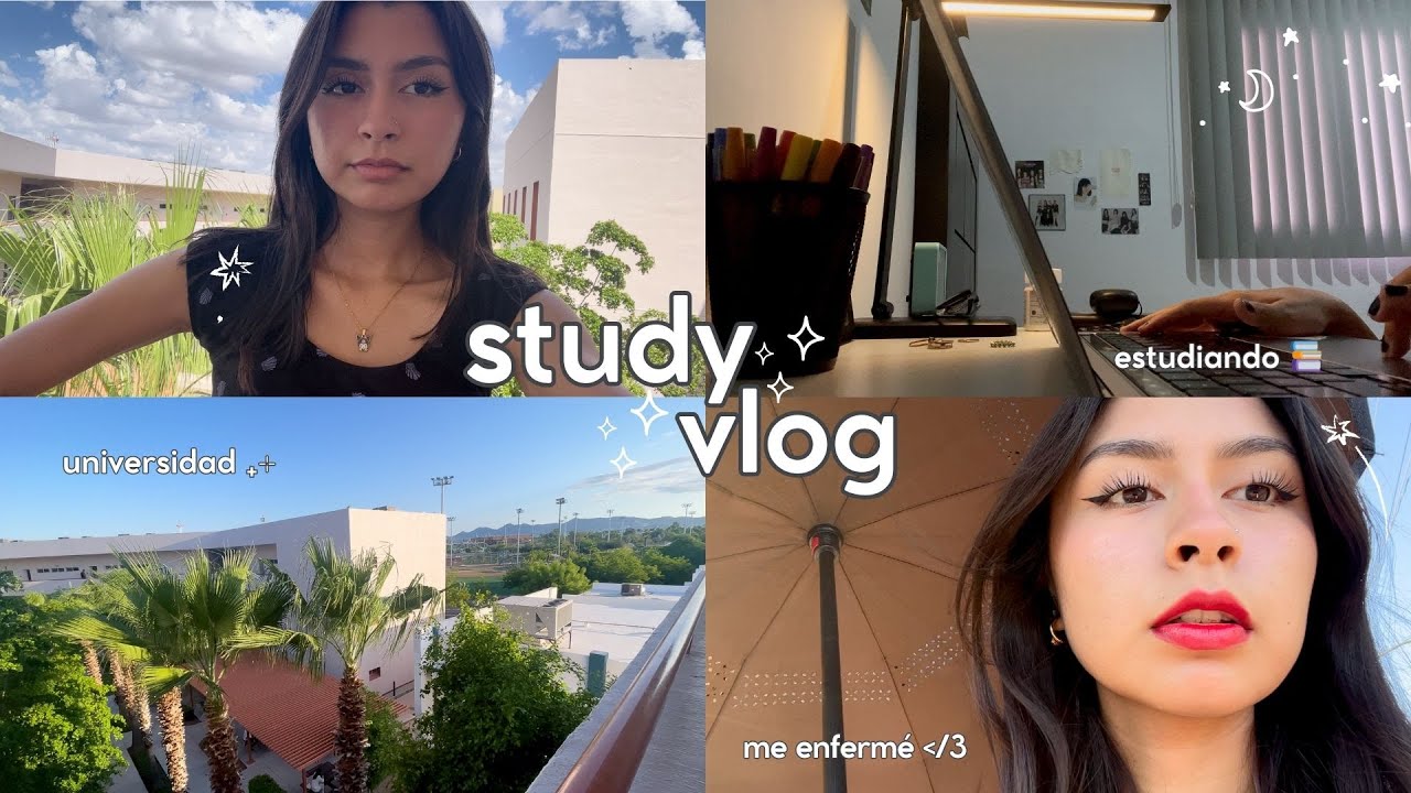 STUDY VLOG ୨ৎ  días cotidianos & productivos de una estudiante universitaria (enferma) ⊹ ࣪ ˖ 🌱