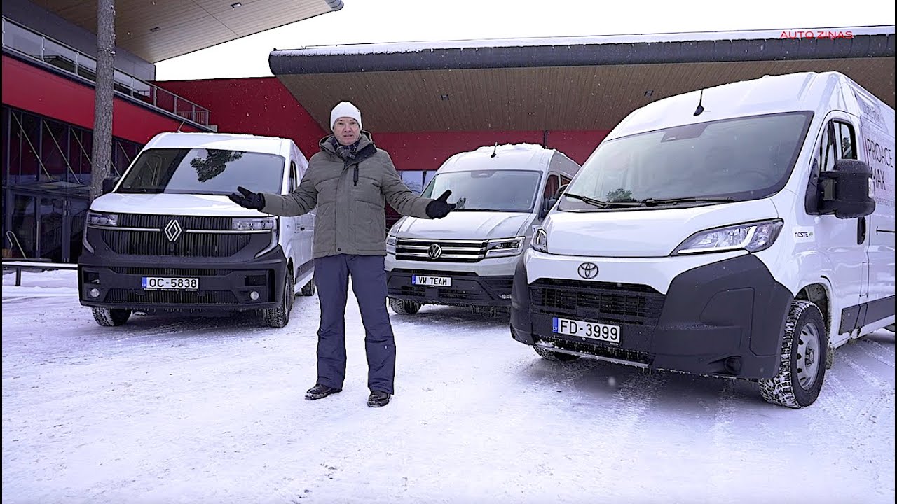 Ko nevar celt, to var vest! B kategorijas furgonu salīdzinošais tests