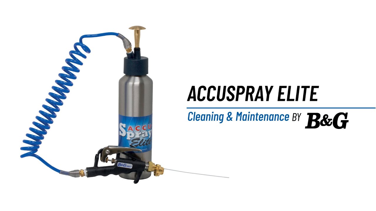 B&G AccuSpray Elite Sprayer Cleaning & Maintenance