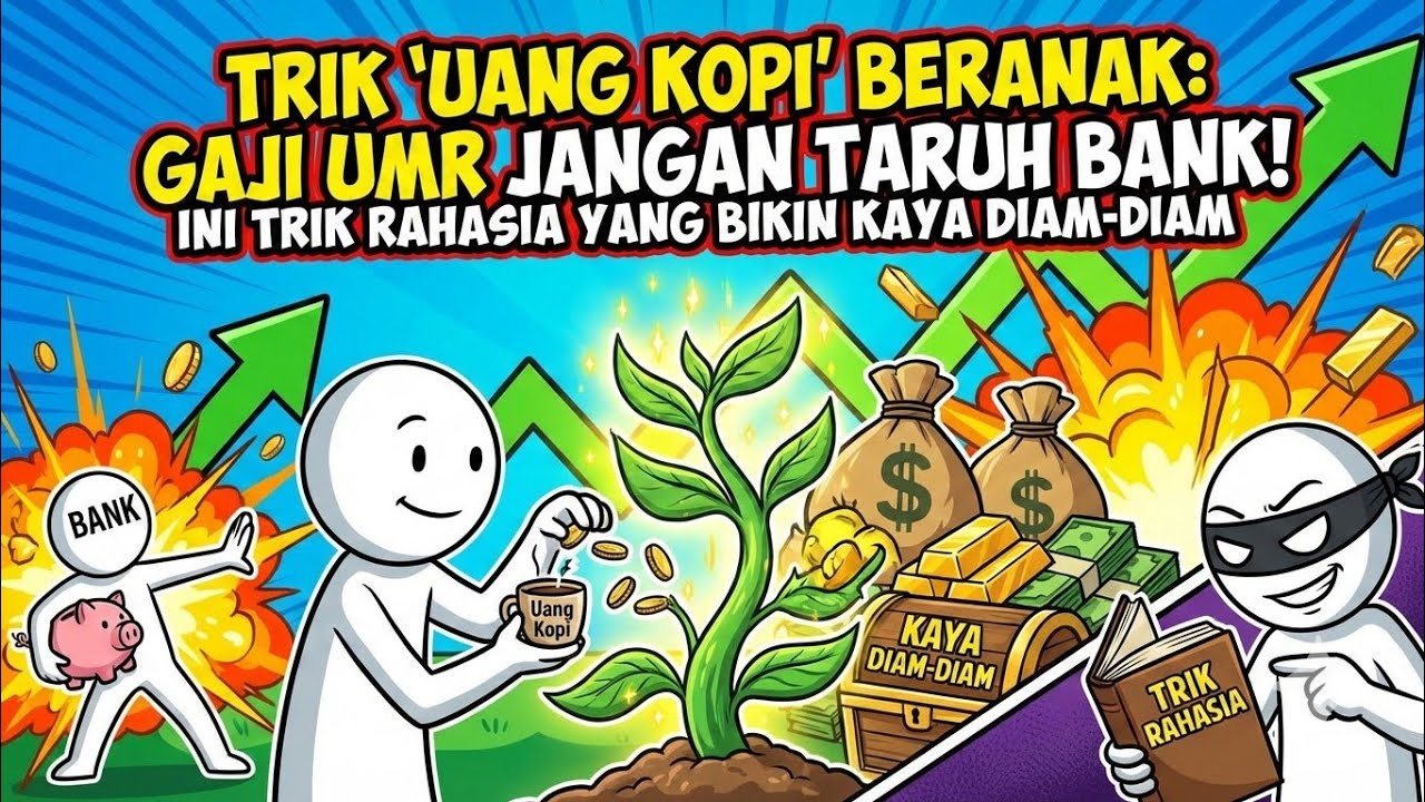 Trik 'Uang Kopi' Beranak: Gaji UMR Jangan Taruh Bank! Ini Trik Rahasia yang Bikin Kaya Diam-Diam
