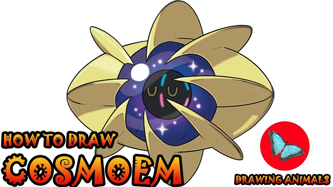 How To Draw Cosmoem Pokemon | Drawing Animals