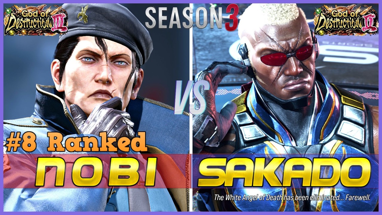 T8 ▰ NOBI (#8 Ranked Dragunov) vs SAKADO (Raven) ▰ Tekken 8 (SEASON 3) High Level Gameplay
