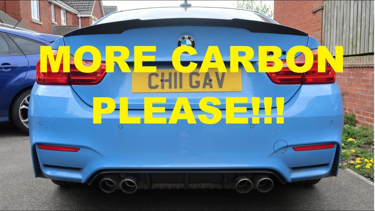 Installing a Carbon Fibre Rear Diffuser on my BMW M4.