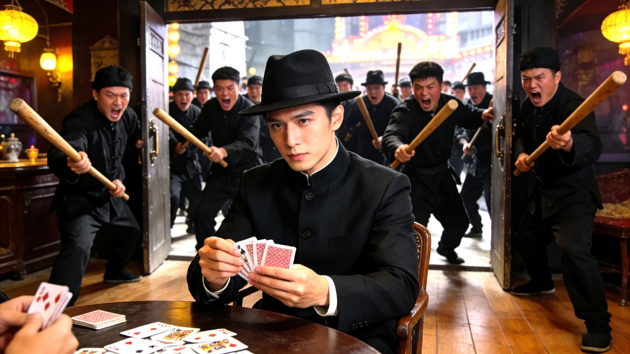 夜店打牌小夥深藏不露，武功高強，單挑百名打手！💥 中國電視劇 | KungFu
