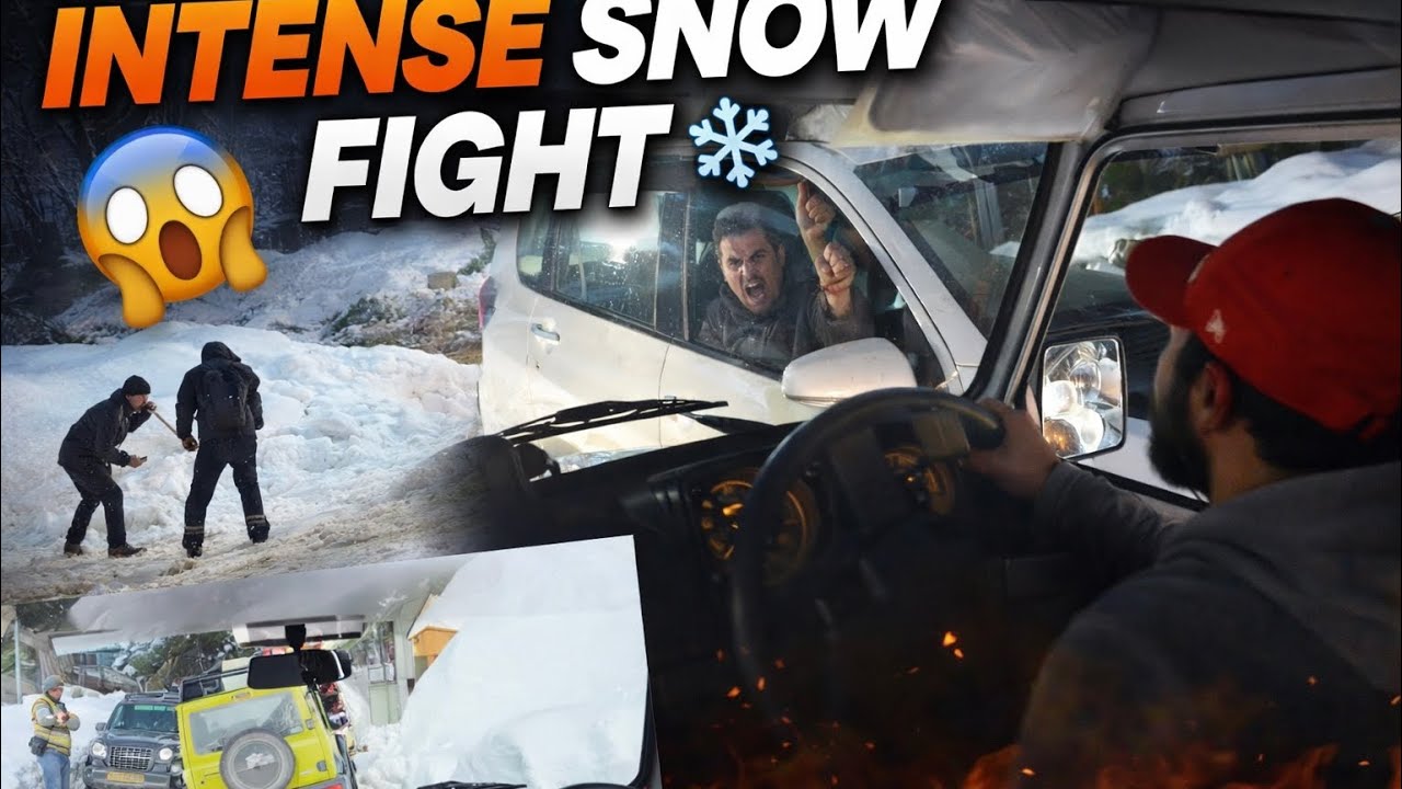 SNOW M ROAD RAGE!🥶🔥|| BHAI NE GAADI ROK DI! || EP-2 #new #snow #2026 #travel #trending #vlog 