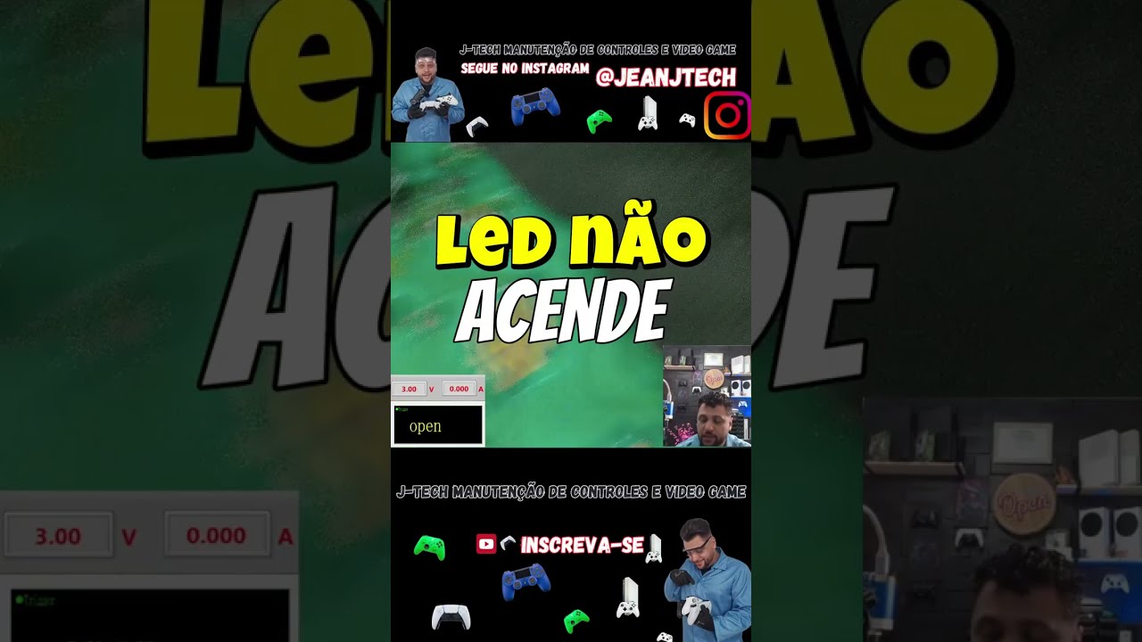 controle xbox one não liga o led