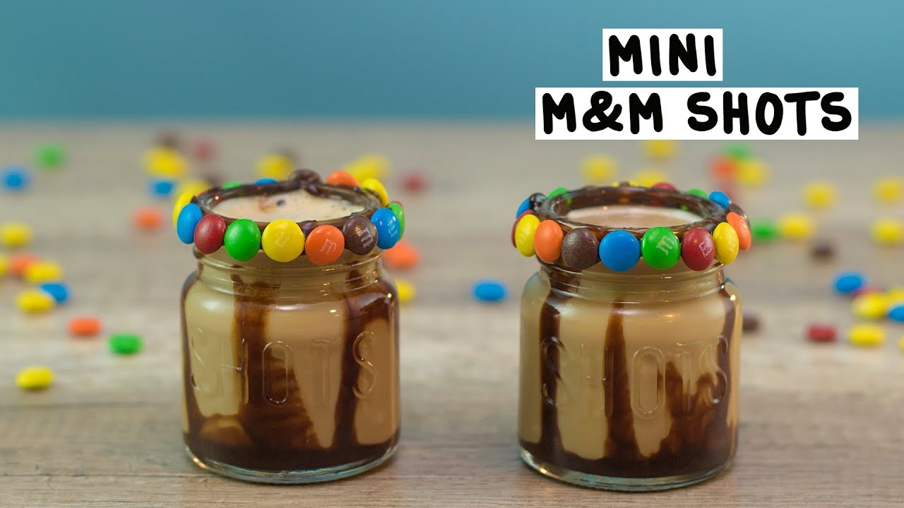 Mini M&Ms Shot - Tipsy Bartender
