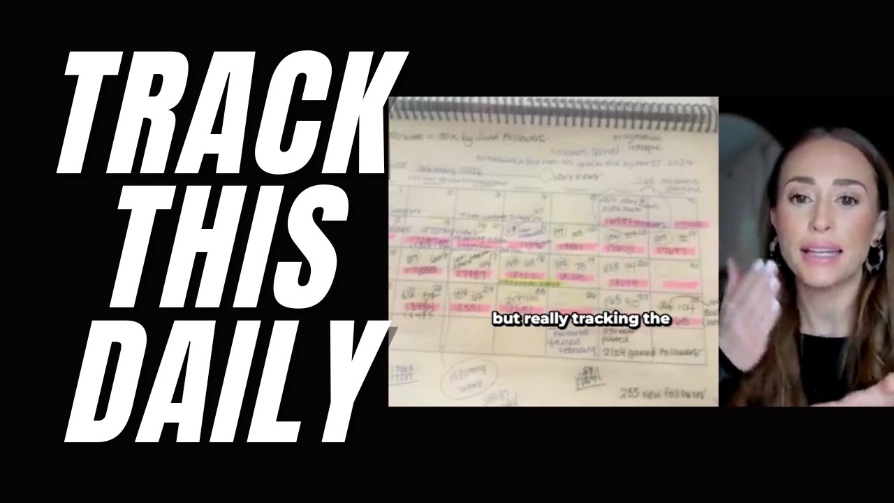 Exactly What I Track Every Day to Grow My Brand