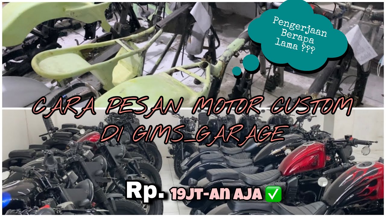 BAGAIMANA SIH CARA PESAN MOTOR CUSTOM DI GIMS_GARAGE ??? DAN HARGA BERAPA ?