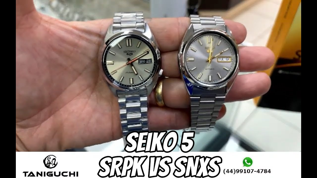 Seiko 5   SRPK vs SNXS