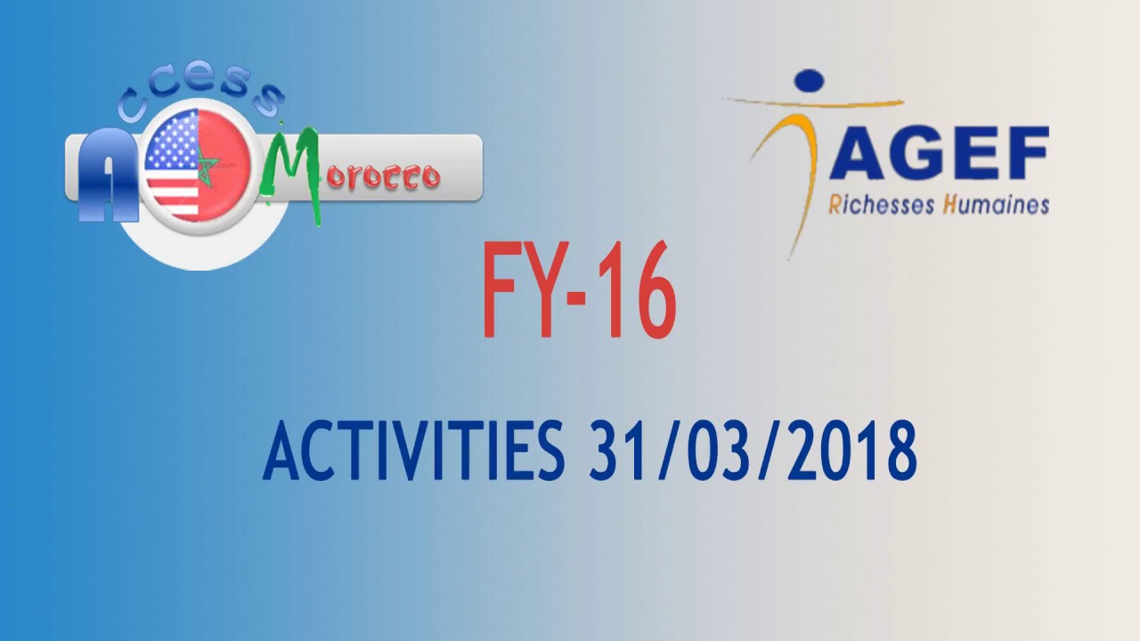 FY-16 Activites 31-03-2018
