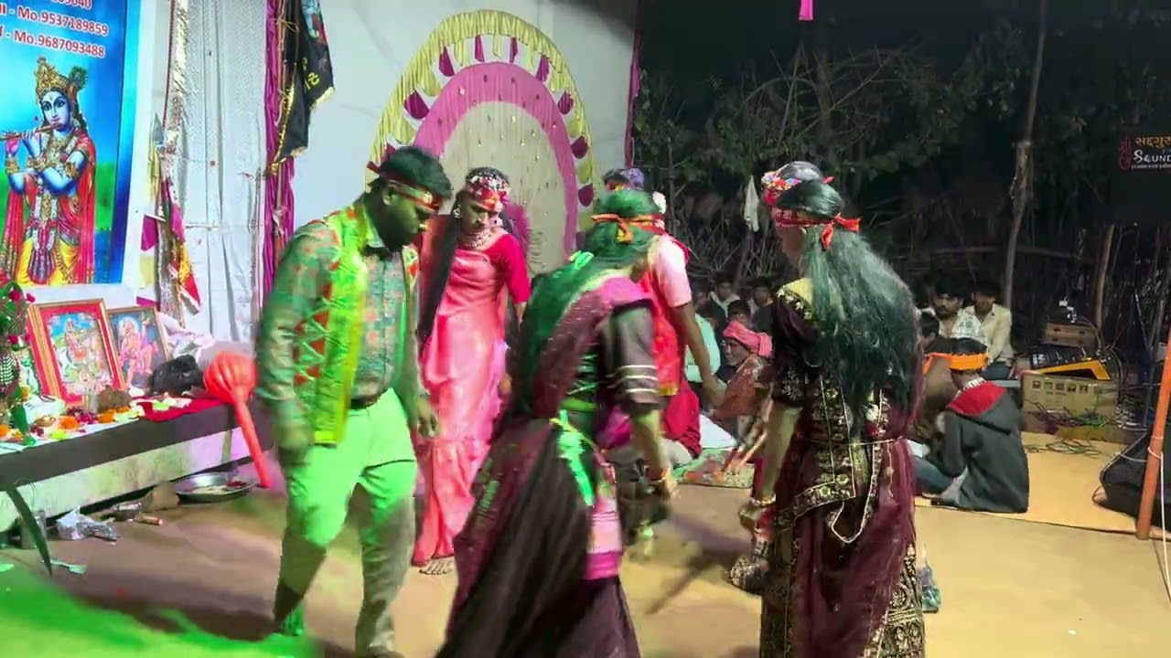 કેસરિયો રંગ તને લાગ્યો અલ્યા ગરબા #આખ્યાન #ભજનમંડળ #સત્સંગ 