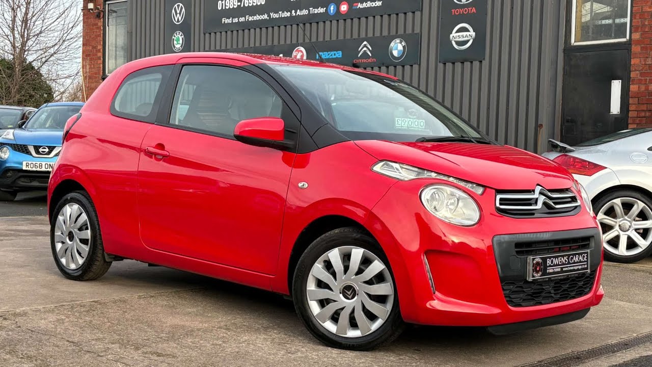 2016 (16) Citroen C1 Feel 1.0 VTi 3Dr in Scarlet Red. 49k Miles. 2 Owners. 7 Services.£20 Tax. £5000