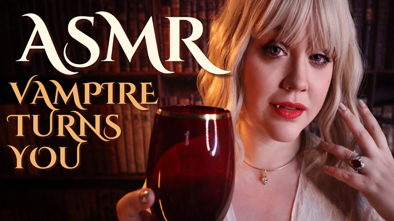 ASMR 🩸 Vampire Girlfriend Turns You (Soft-Spoken) Vampire Feeding, Personal Attention Roleplay