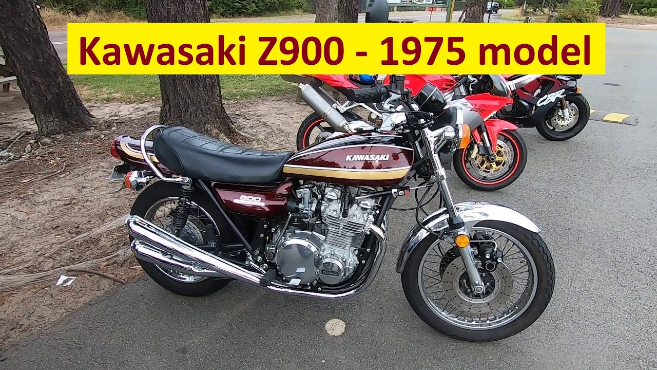 Обзор мотоцикла Kawasaki Z900 — 1975 год.